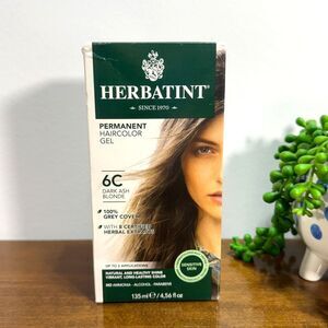Herbatint Permanent Herbal Hair Color Gel 6C Dark Ash Blonde 4.56 Ounce